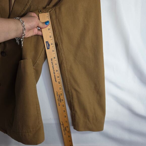 Duluth Trading L Firehose Brown Heavy duty Utility Jacket n Blazer Multi pokts - Picture 6 of 16